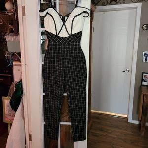 Beautiful off the shoulder jumpsuit.